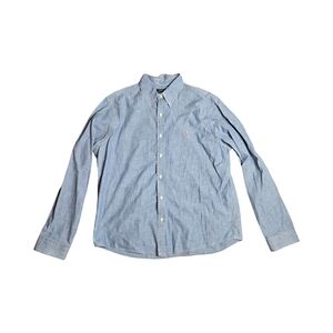 Polo Ralph Lauren Classic Fit Indigo Untucked Fit Button Down Shirt Size: XL